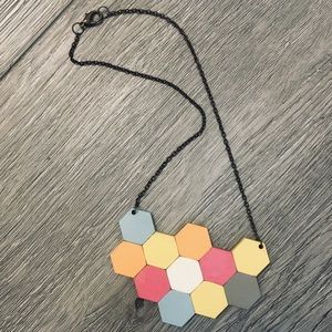 Geometric Colorful Handmade Necklace